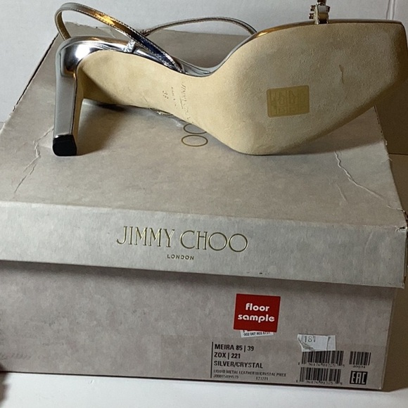 Jimmy Choo
Women's Meira 85 Embellished High Heel Slide Sandals - Picture 11 of 12